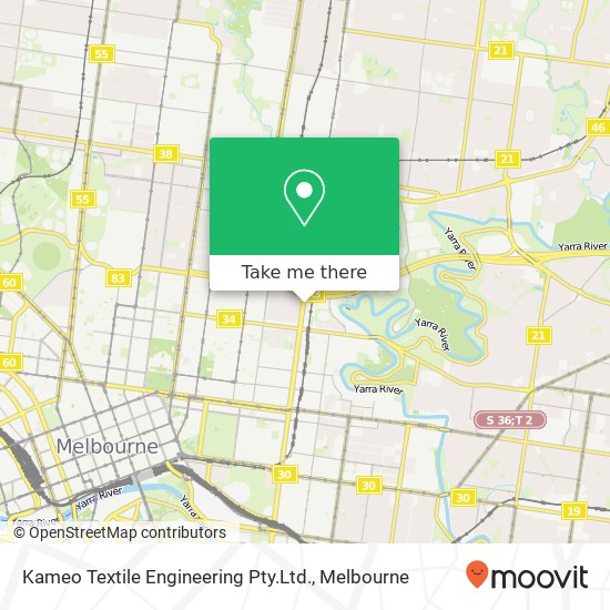 Kameo Textile Engineering Pty.Ltd. map