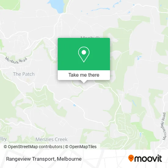 Mapa Rangeview Transport