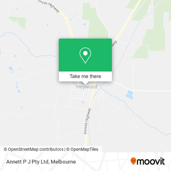 Annett P J Pty Ltd map