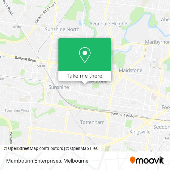 Mambourin Enterprises map