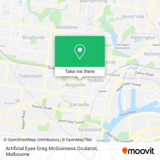 Artificial Eyes Greg McGuinness Ocularist map
