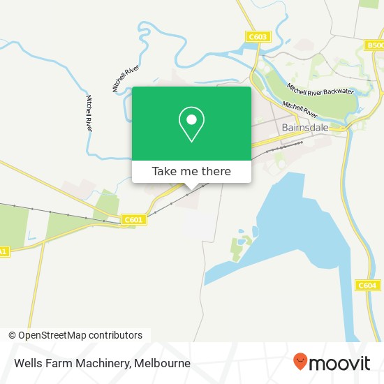 Wells Farm Machinery map