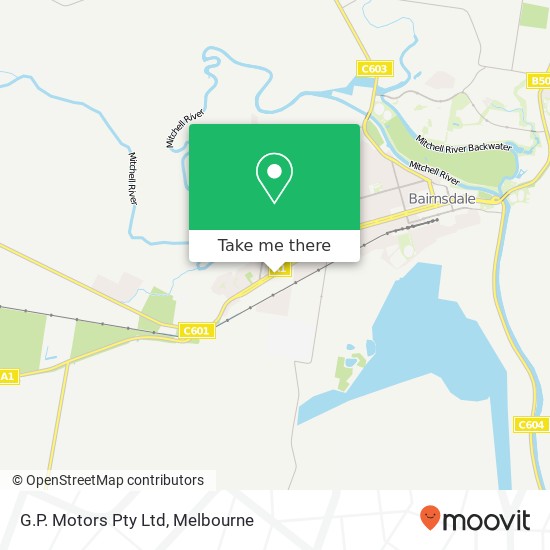 G.P. Motors Pty Ltd map