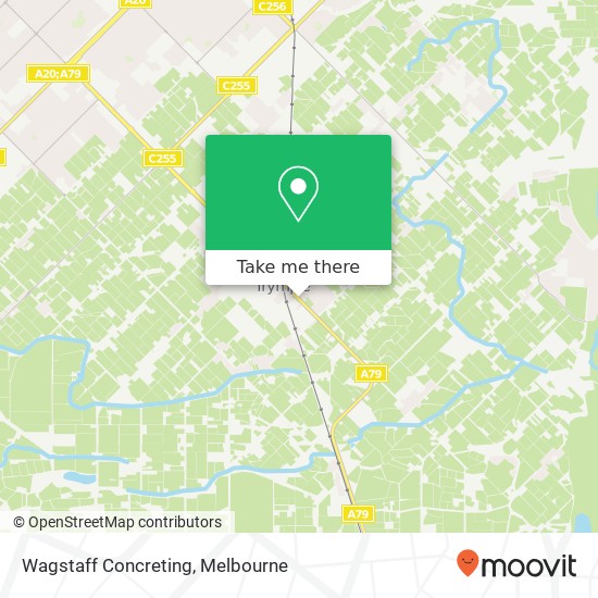 Wagstaff Concreting map