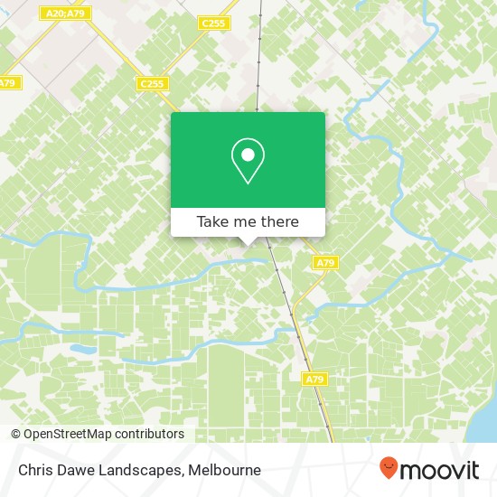 Mapa Chris Dawe Landscapes