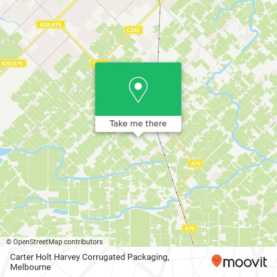 Mapa Carter Holt Harvey Corrugated Packaging