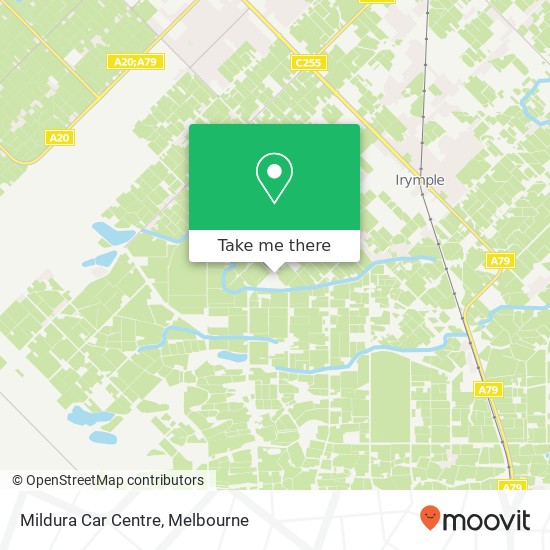 Mildura Car Centre map