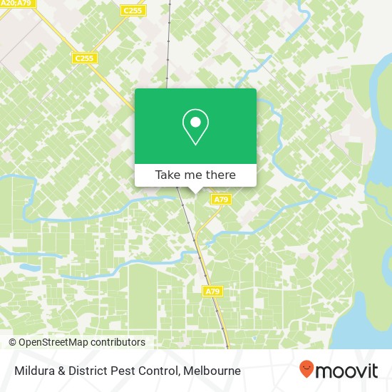 Mapa Mildura & District Pest Control