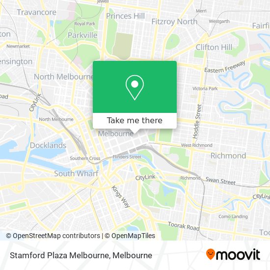 Stamford Plaza Melbourne map