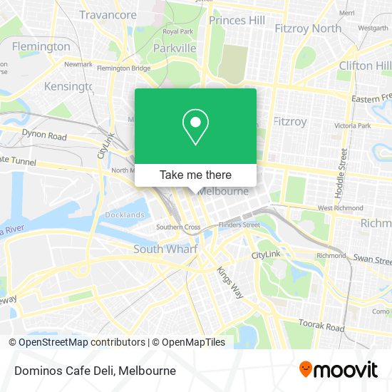 Dominos Cafe Deli map