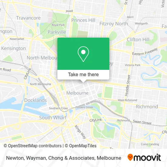 Mapa Newton, Wayman, Chong & Associates