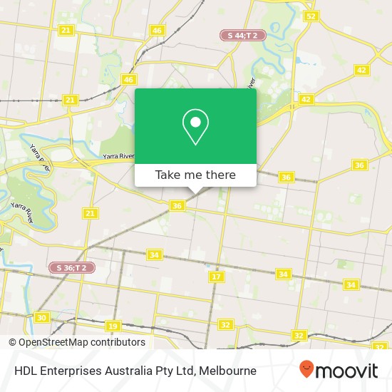 HDL Enterprises Australia Pty Ltd map