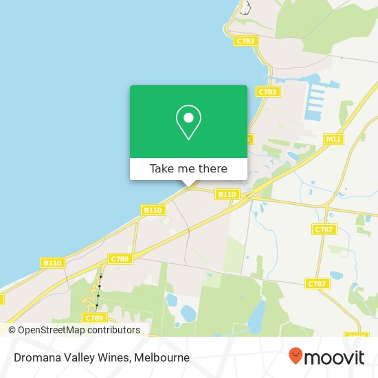 Dromana Valley Wines map