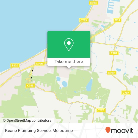 Keane Plumbing Service map