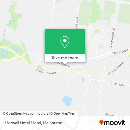 Morwell Hotel Motel map