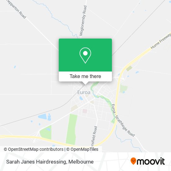 Sarah Janes Hairdressing map