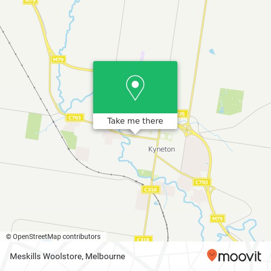 Meskills Woolstore map