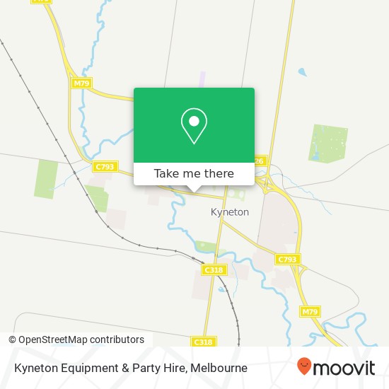 Kyneton Equipment & Party Hire map