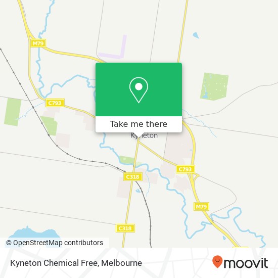 Kyneton Chemical Free map