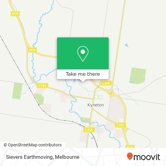 Mapa Sievers Earthmoving