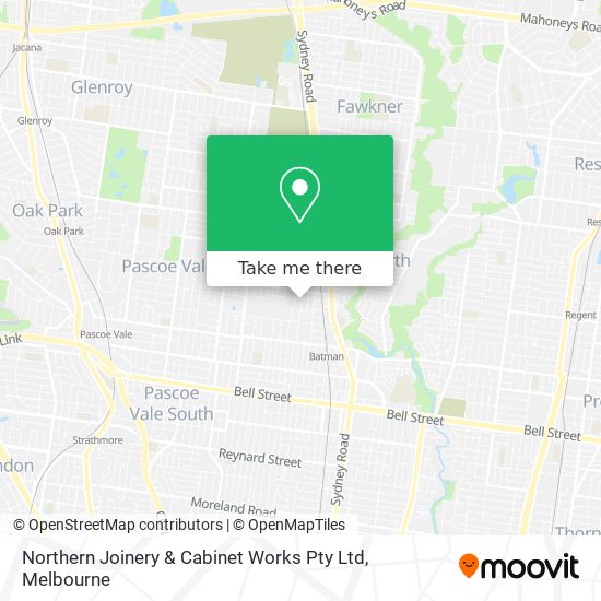 55 North From My Location How To Get To Northern Joinery & Cabinet Works Pty Ltd In Coburg North By  Bus, Train Or Tram?