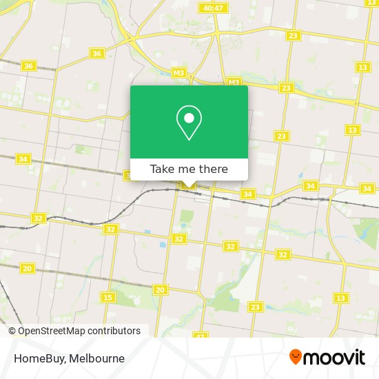 HomeBuy map