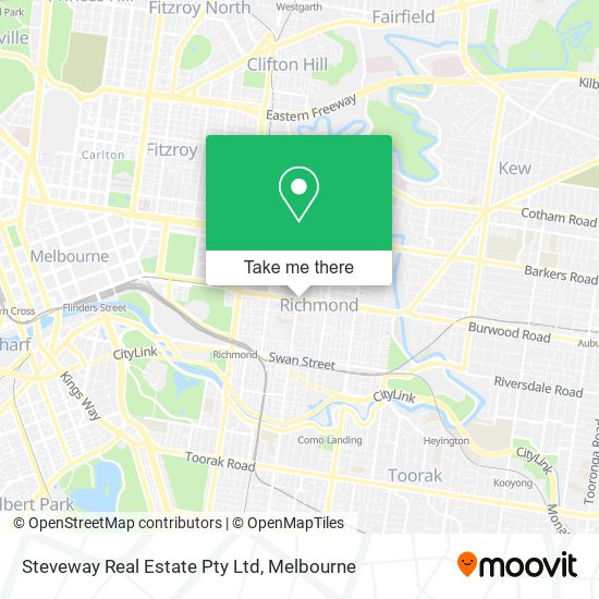 Steveway Real Estate Pty Ltd map