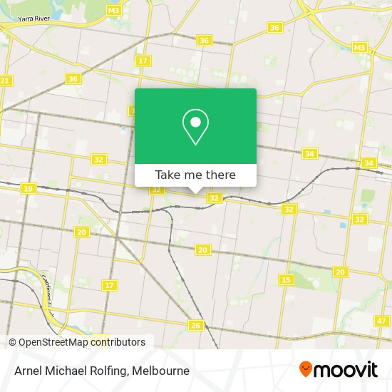 Arnel Michael Rolfing map