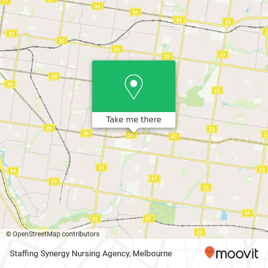 Staffing Synergy Nursing Agency map