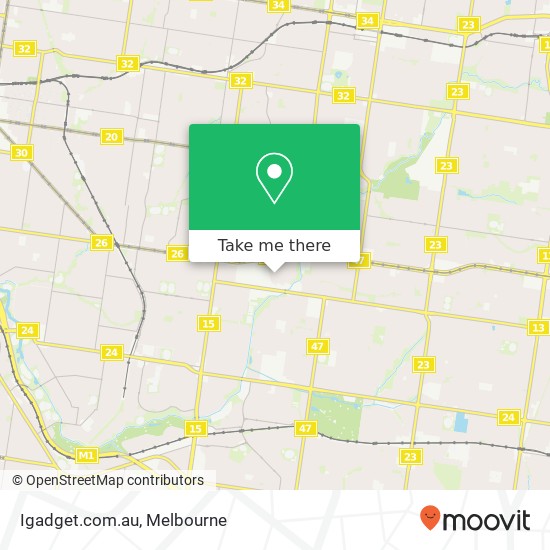 Igadget.com.au map