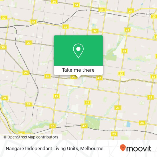 Nangare Independant Living Units map
