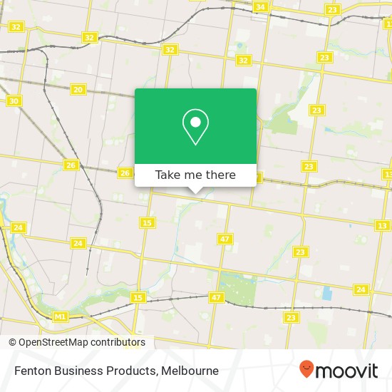 Fenton Business Products map