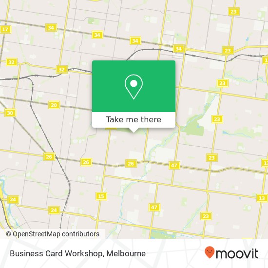 Business Card Workshop map