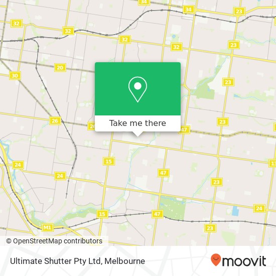 Ultimate Shutter Pty Ltd map