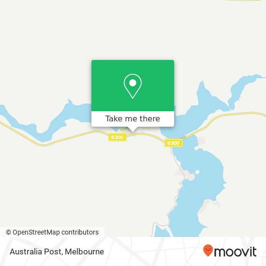 Mapa Australia Post