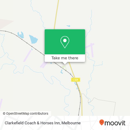 Mapa Clarkefield Coach & Horses Inn