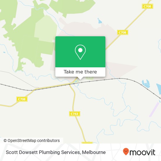 Mapa Scott Dowsett Plumbing Services