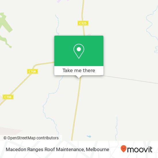 Macedon Ranges Roof Maintenance map