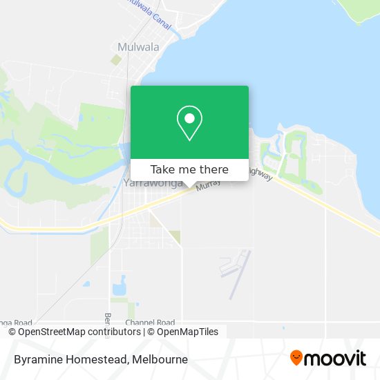 Byramine Homestead map