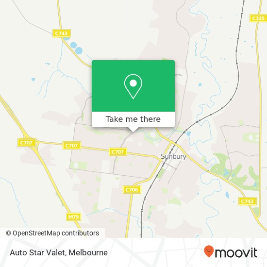 Auto Star Valet map