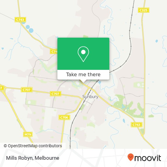 Mapa Mills Robyn