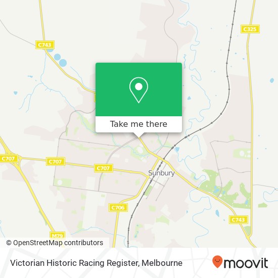 Victorian Historic Racing Register map