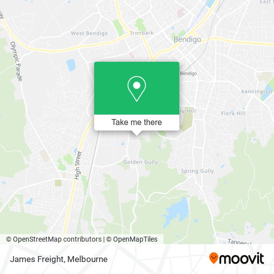 James Freight map