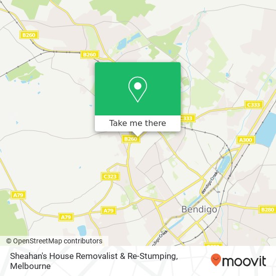 Sheahan's House Removalist & Re-Stumping map