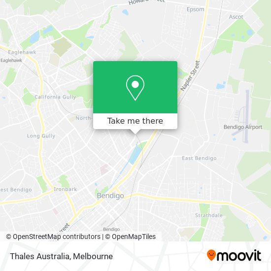 Thales Australia map