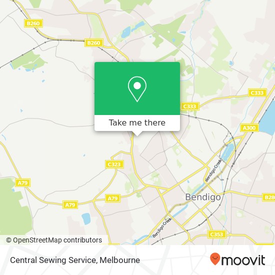 Central Sewing Service map