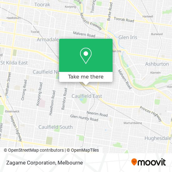 Zagame Corporation map