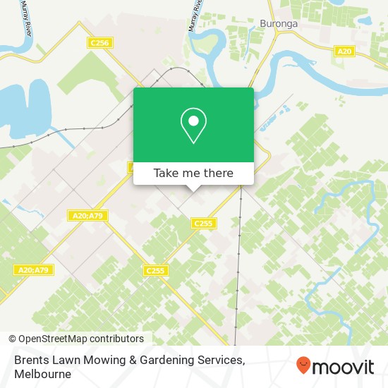 Mapa Brents Lawn Mowing & Gardening Services