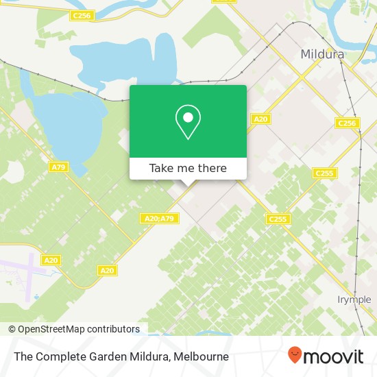 The Complete Garden Mildura map