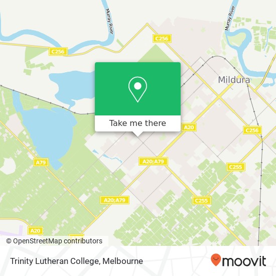 Mapa Trinity Lutheran College